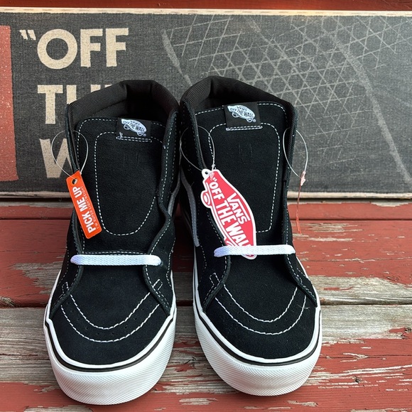 Vans Men's SK8-Hi Lite + (Suede/Canvas)Black - Picture 2 of 9